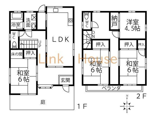 東京都葛飾区奥戸４ 小岩駅 4LDK 一戸建て 賃貸物件詳細
