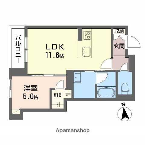 富山県富山市元町２ 不二越駅 1LDK マンション 賃貸物件詳細