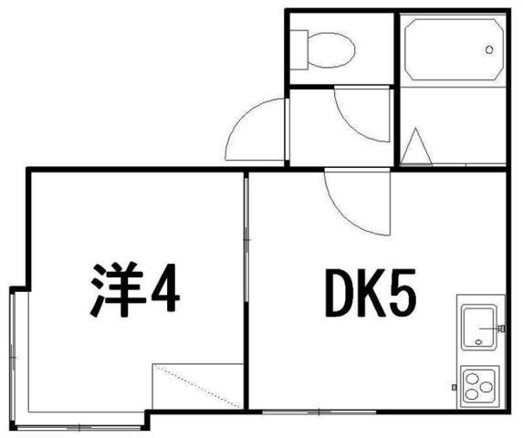 北海道札幌市豊平区平岸四条１２ 南平岸駅 1DK アパート 賃貸物件詳細
