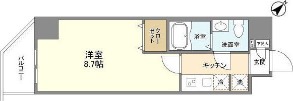 東京都北区王子３ 王子駅 1K マンション 賃貸物件詳細