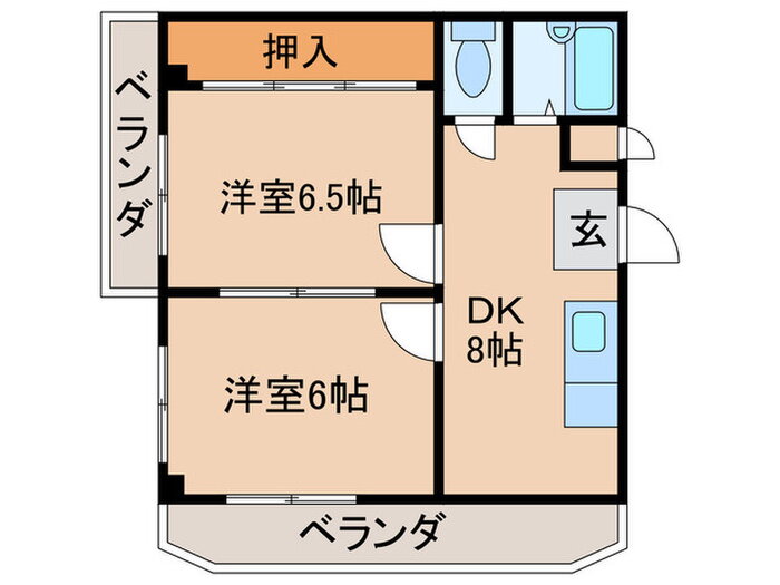 シャルル久御山 4階 2DK 賃貸物件詳細