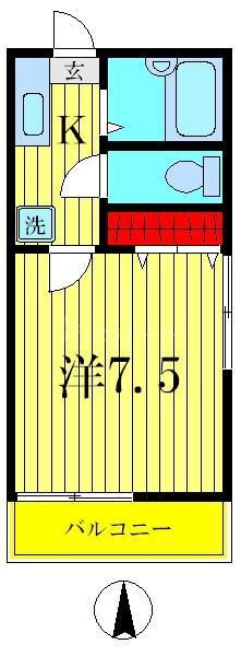 東京都葛飾区高砂１ 青砥駅 1K アパート 賃貸物件詳細