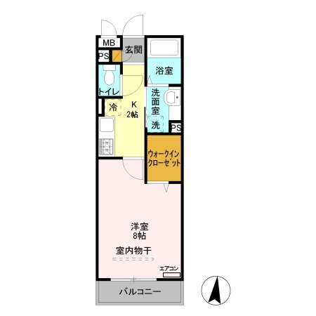 埼玉県草加市花栗４ 獨協大学前駅 1K アパート 賃貸物件詳細