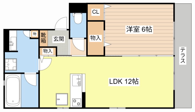 滋賀県長浜市川崎町 長浜駅 1LDK アパート 賃貸物件詳細