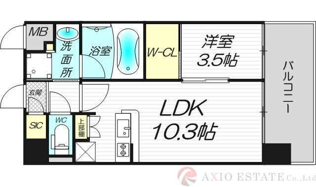 大阪府大阪市淀川区宮原５ 東三国駅 1LDK マンション 賃貸物件詳細