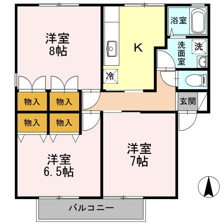 長野県松本市双葉 南松本駅 3K アパート 賃貸物件詳細