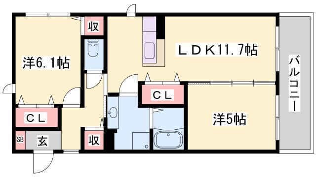 兵庫県小野市王子町 小野駅 2LDK アパート 賃貸物件詳細