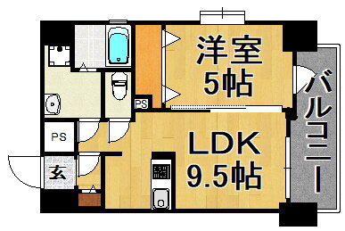 福岡県福岡市中央区平尾２ 西鉄平尾駅 1LDK マンション 賃貸物件詳細