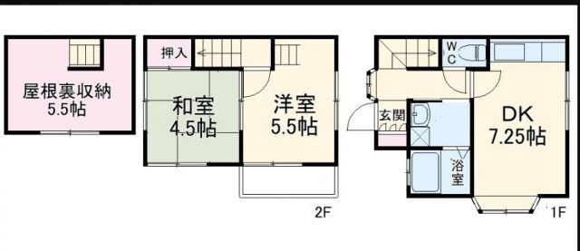 柏コーポたいし 2SDK 賃貸物件詳細