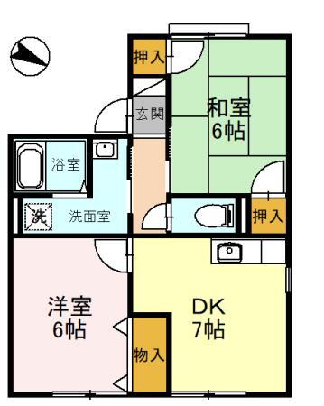 兵庫県神戸市西区玉津町西河原 西新町駅 2DK アパート 賃貸物件詳細