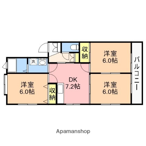 新潟県新潟市西区小針４ 小針駅 3DK アパート 賃貸物件詳細