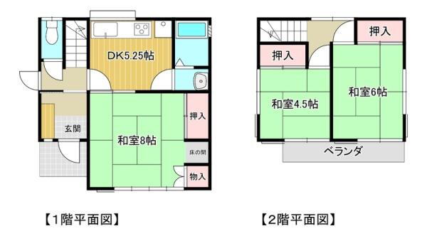 加須市土手２－１０－２６貸家 3DK 賃貸物件詳細