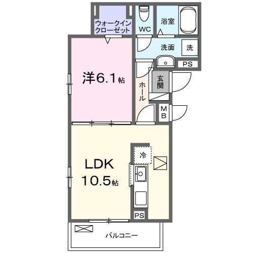 神奈川県高座郡寒川町岡田５ 寒川駅 1LDK アパート 賃貸物件詳細