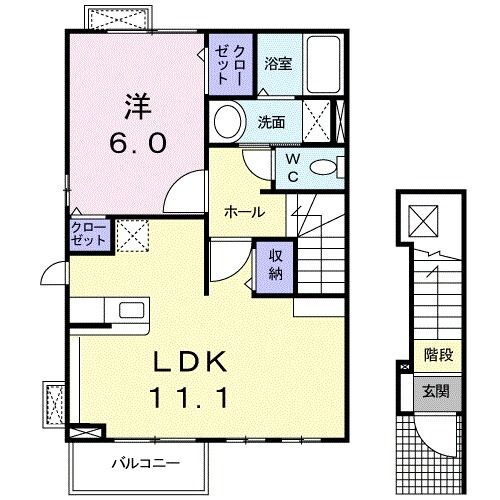 埼玉県飯能市大字双柳 東飯能駅 1LDK アパート 賃貸物件詳細