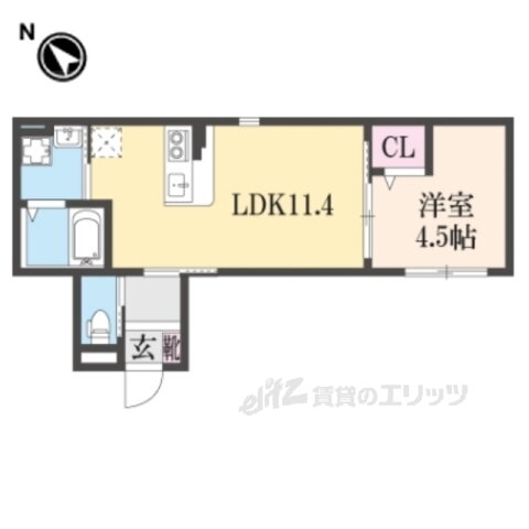 大阪府枚方市宇山町 牧野駅 1LDK アパート 賃貸物件詳細