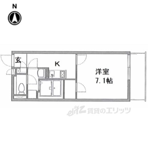大阪府寝屋川市音羽町 香里園駅 1K アパート 賃貸物件詳細