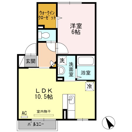 サンハイツ 1階 1LDK 賃貸物件詳細