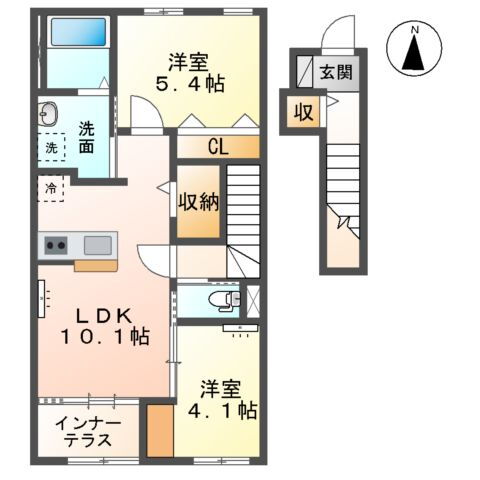 千葉県木更津市吾妻１ 木更津駅 2LDK アパート 賃貸物件詳細