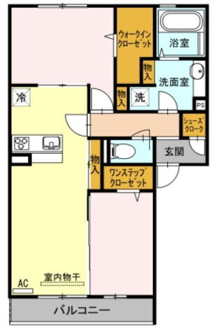 セレーフィア 3階 2LDK 賃貸物件詳細