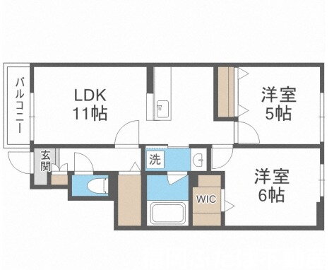 福岡県福岡市博多区東光寺町１ 竹下駅 2LDK アパート 賃貸物件詳細
