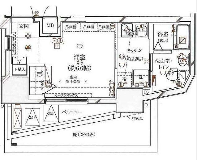 東京都渋谷区広尾５ 広尾駅 1K マンション 賃貸物件詳細