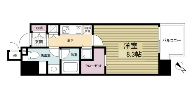 兵庫県神戸市中央区磯上通３ 三ノ宮駅 1K マンション 賃貸物件詳細