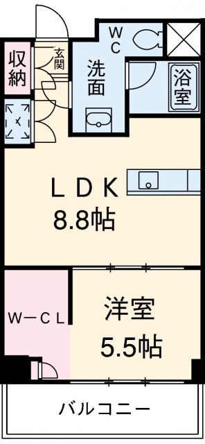 愛知県名古屋市西区山木２ 上小田井駅 1LDK マンション 賃貸物件詳細