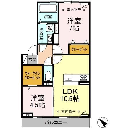 新潟県新潟市東区松園１ 2LDK アパート 賃貸物件詳細