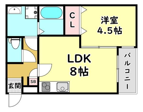 大阪府寝屋川市長栄寺町 寝屋川市駅 1LDK アパート 賃貸物件詳細