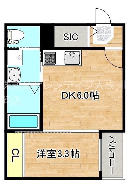 大阪府大阪市生野区田島６ 東部市場前駅 1DK アパート 賃貸物件詳細