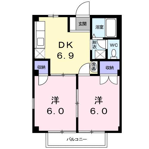 千葉県市川市曽谷２ 市川大野駅 2DK アパート 賃貸物件詳細