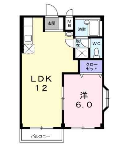 群馬県富岡市七日市 西富岡駅 1LDK アパート 賃貸物件詳細