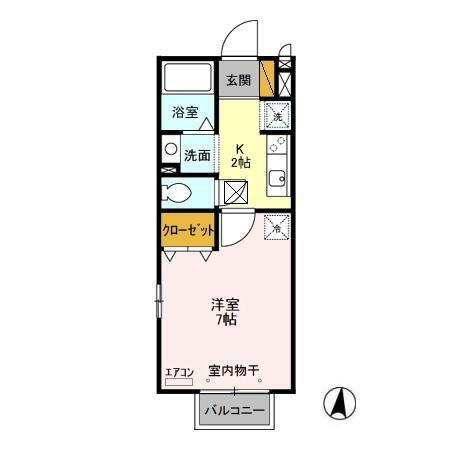 千葉県千葉市若葉区西都賀２ 都賀駅 1K アパート 賃貸物件詳細