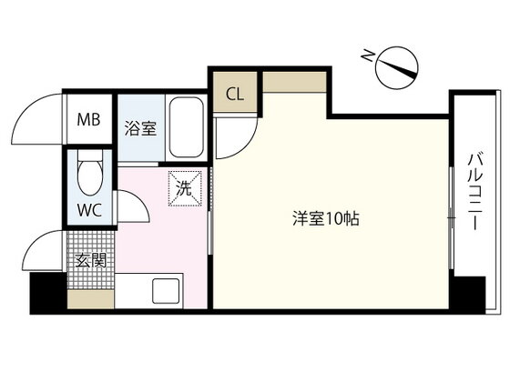 広島県広島市中区富士見町 市役所前駅 1K マンション 賃貸物件詳細