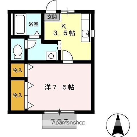 静岡県浜松市中央区三方原町 浜松駅 1K アパート 賃貸物件詳細