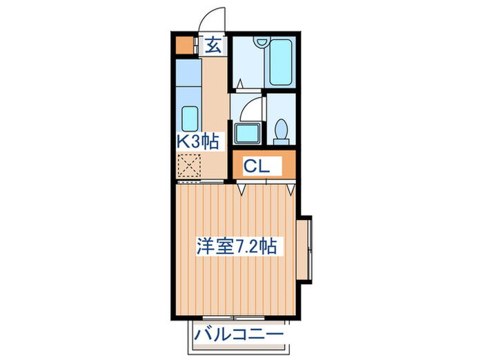 宮城県仙台市青葉区中山６ 仙台駅 1K アパート 賃貸物件詳細