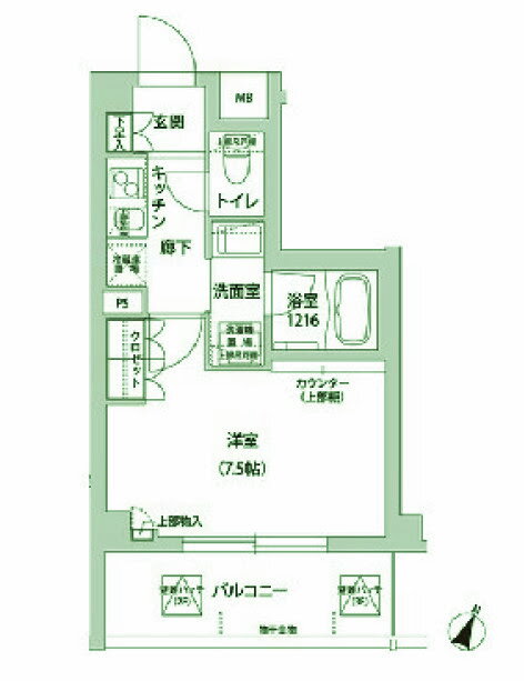 東京都品川区上大崎１ 目黒駅 1K マンション 賃貸物件詳細