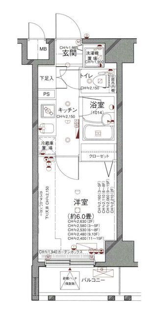 東京都港区六本木２ 六本木一丁目駅 1K マンション 賃貸物件詳細
