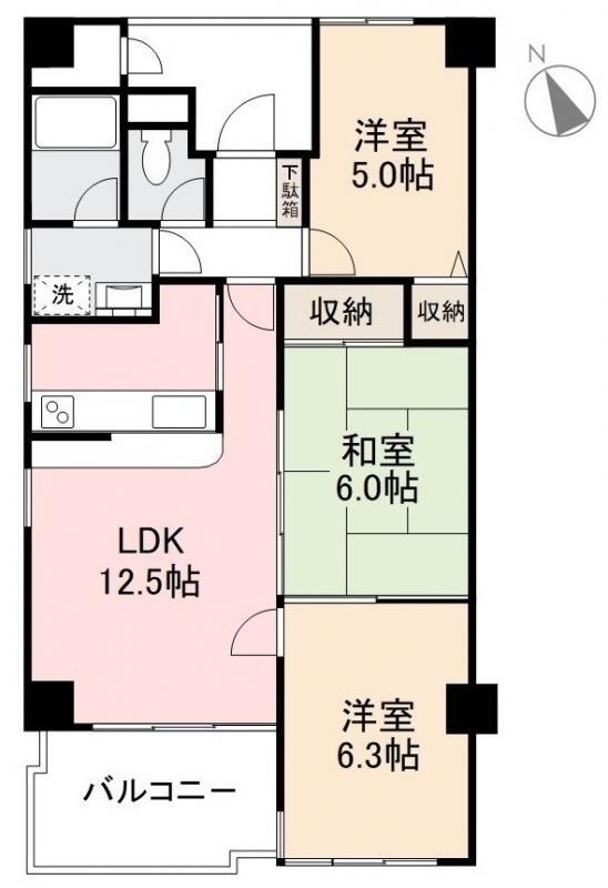 香川県高松市鶴市町 香西駅 3LDK マンション 賃貸物件詳細