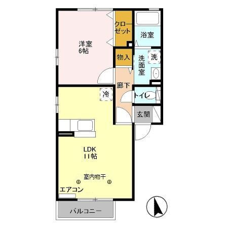 群馬県邑楽郡大泉町仙石４ 西小泉駅 1LDK アパート 賃貸物件詳細