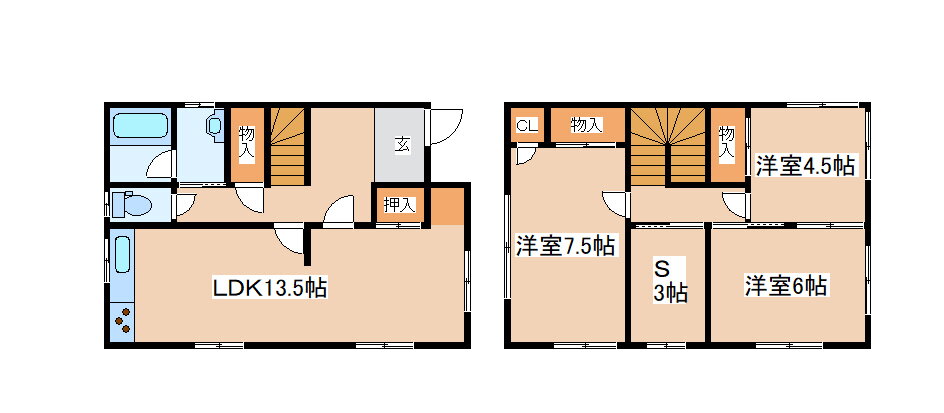 兵庫県明石市大久保町八木 中八木駅 3SLDK 一戸建て 賃貸物件詳細