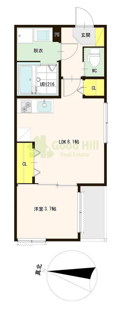 大阪府大阪市淀川区三国本町３ 三国駅 1LDK アパート 賃貸物件詳細