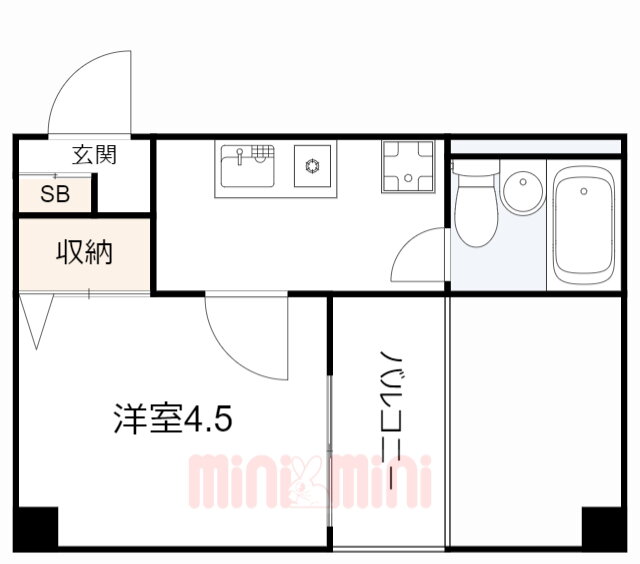 兵庫県神戸市須磨区戎町２ 板宿駅 1K マンション 賃貸物件詳細