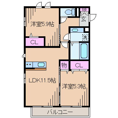 神奈川県川崎市高津区明津 元住吉駅 2LDK アパート 賃貸物件詳細