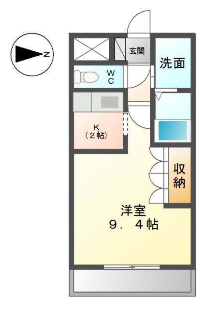 岐阜県岐阜市中鶉３ 岐阜駅 1K アパート 賃貸物件詳細