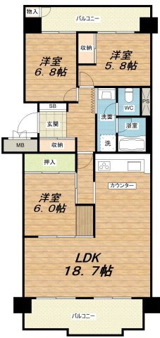 大阪府大阪市城東区森之宮２ 森ノ宮駅 3LDK マンション 賃貸物件詳細