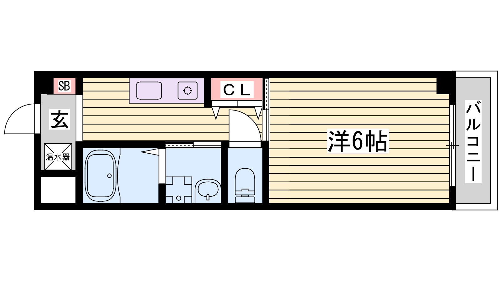 兵庫県姫路市城北新町３ 野里駅 1K マンション 賃貸物件詳細