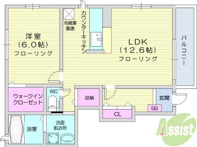 宮城県仙台市太白区四郎丸字吹上 南仙台駅 1LDK アパート 賃貸物件詳細