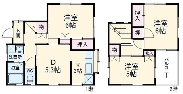 柏市青葉台２丁目一戸建て 3DK 賃貸物件詳細