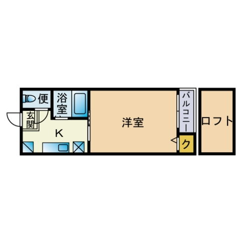 アメニティ六本松ステーション 2階 1SK 賃貸物件詳細